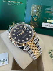 Rolex Datejust 41 Black Diamond Dial 126333 2023 Jubilee
